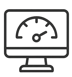 Icône de tableau de bord illustrant la visualisation carbone
