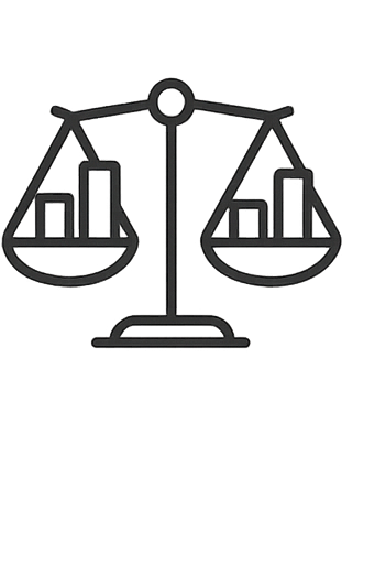 Icône de balance représentant le comparateur d'émissions